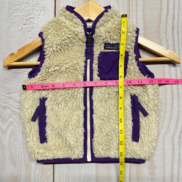 Patagonia Baby Toddler 2T Sherpa Deep Pile Retro X Fleece Vest Jacket Outdoors - Picture 4 of 6